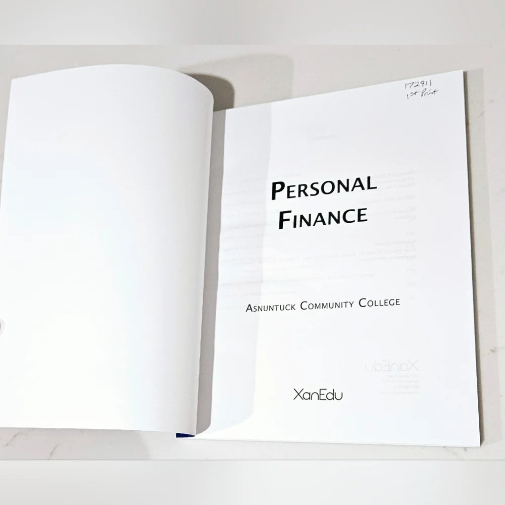 BOGO Personal Finance Asnuntuck Community College Paperback Textbook